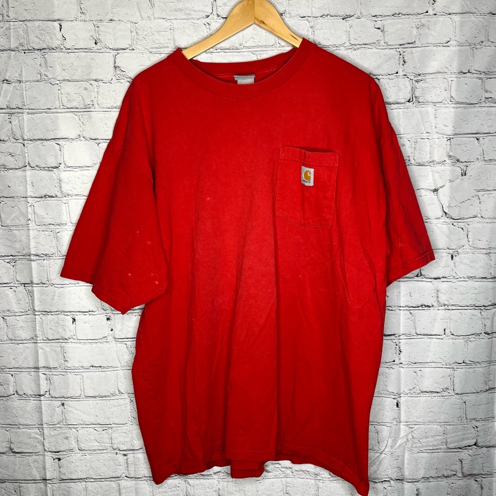 1990s Vintage Carhartt Pocket T-shirt Size XXL